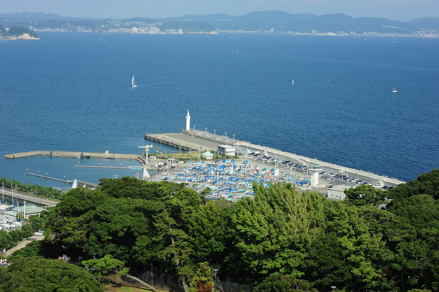 湘南。漂浮在海上的旅遊勝地。江之島