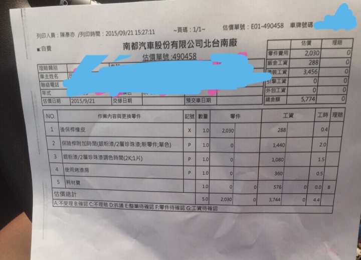 請各位大大幫忙評估車禍肇責及賠償事宜，謝謝（文長）