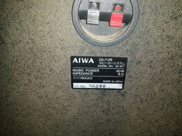 老愛華AIWA喇叭 可用擴大機(綜擴)請益 60W 6歐姆