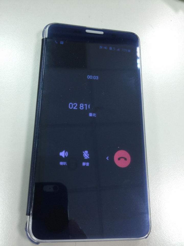 Note5 Span正插卡筆-原廠已換新，感謝大家的關心與回文。 同場加映 Clear View 感應皮套