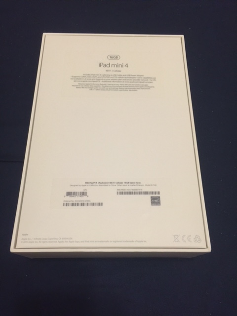 IPAD MINI 4 SPACE GRAY WIFI+4G 香港版 微開箱+午夜藍 SMART COVER