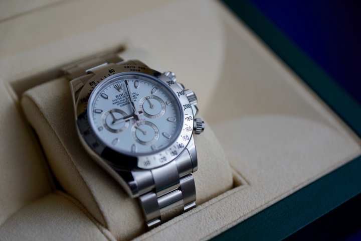 [開箱]夢幻逸品ROLEX 116520 DAYTONA 全鋼白面瑞士伯恩開箱文