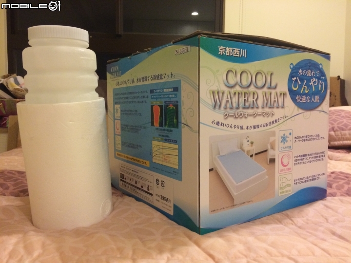 日本京都西川-水動冷循環機搭單人加大墊(水涼墊) 開箱分享