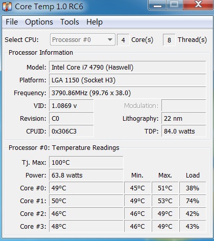 cpu core i7 4790 溫度的問題~