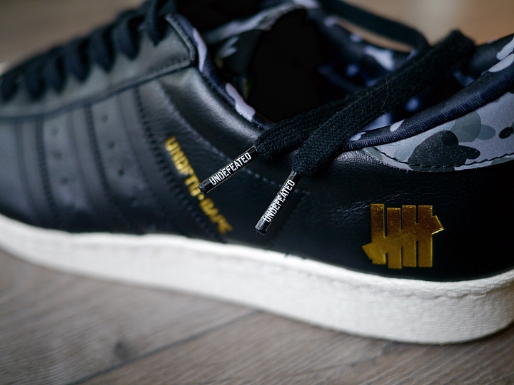 『簡單開箱』 Undefeated x Bape x Adidas superstar 80s