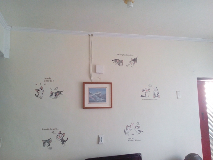 如何修飾牆上的電線啊？