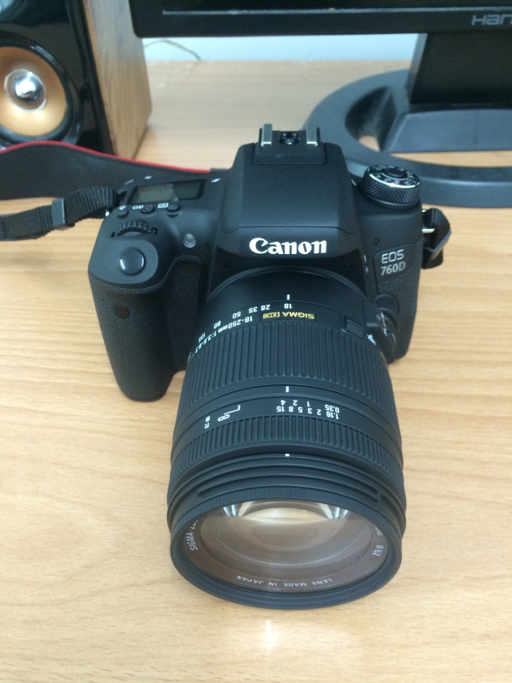 [開箱]人生第一台單眼CANON 760D