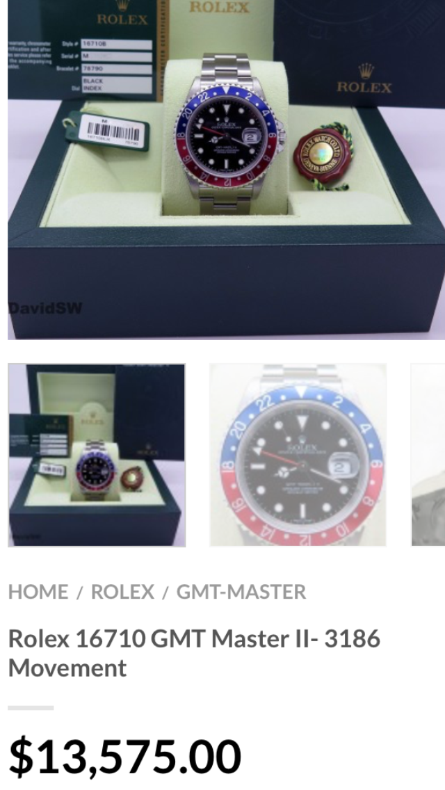 16610LV 二手價格