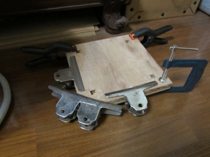 第一個手工作品 玄關飾物架