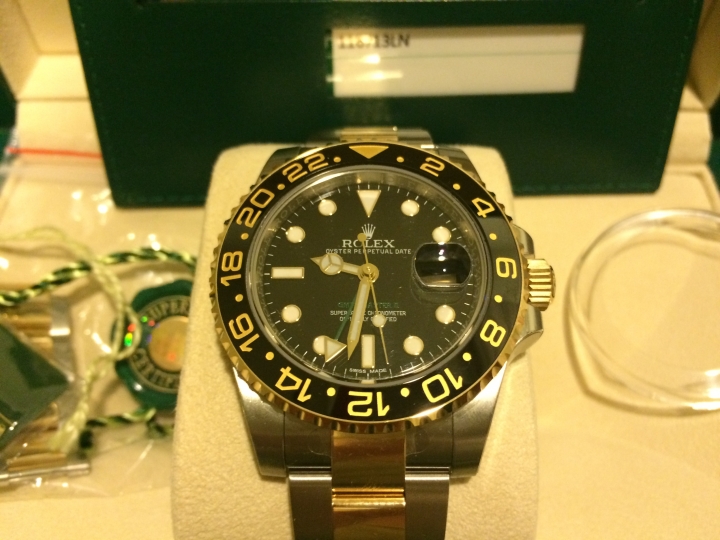 開箱！Rolex GMT-master II 116713LN