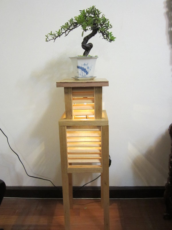 第一個手工作品 玄關飾物架