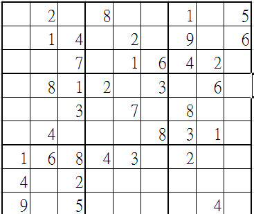求解數獨高手~