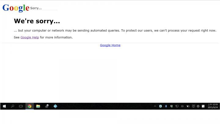 無法使用Google搜尋和Yahoo搜尋