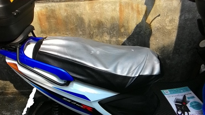 GSR125 車廂+漢堡在改造和腳踏空間圖