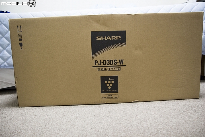 SHARP-D3DS 變頻負離子電風扇簡易開箱文