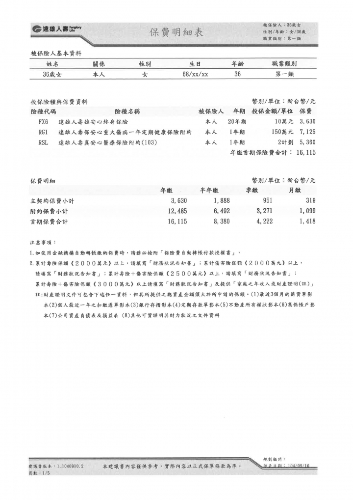 醫療險+意外險的保單建議，哪個較佳?
