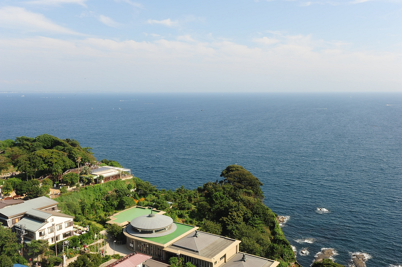 湘南。漂浮在海上的旅遊勝地。江之島