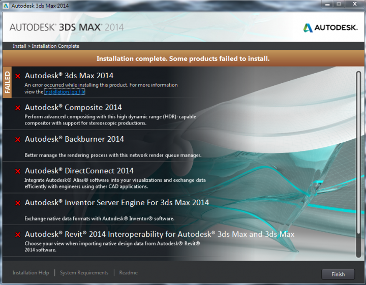 3ds MAX 始終無法安裝
