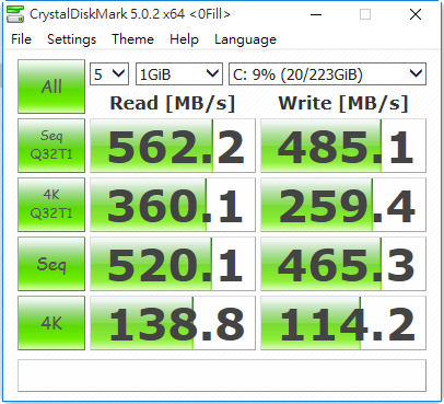 [測試] OCZ Trion 100 240GB 固態硬碟 Windows 10效能測試