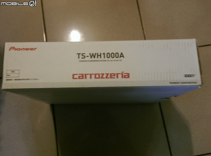 【開箱】Pioneer TS-WH1000A 薄型重低音