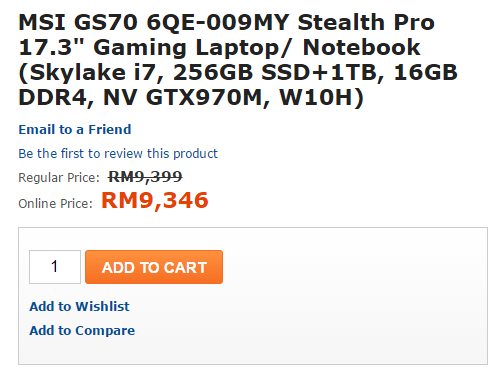 GS60 6QE 已經偷偷開賣嚕 GS70 就在忍忍吧！