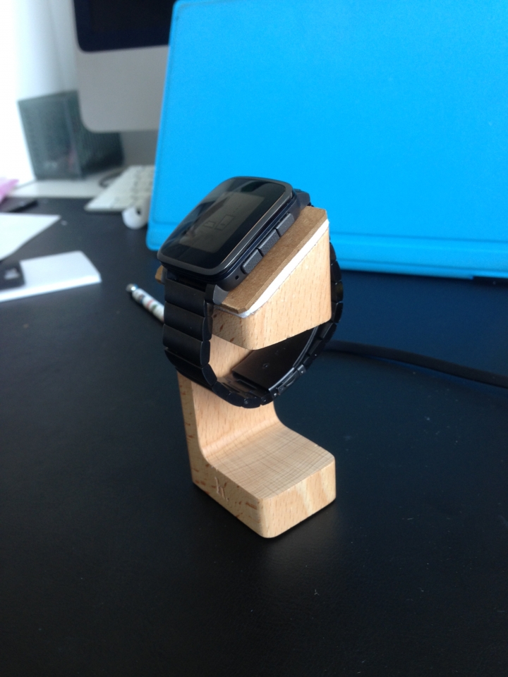 DIY Pebble Time Steel 充電座 / 智慧型手錶座