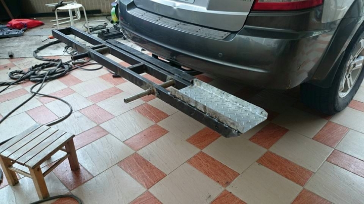 GAS GAS 250EC 自製休旅車後車架