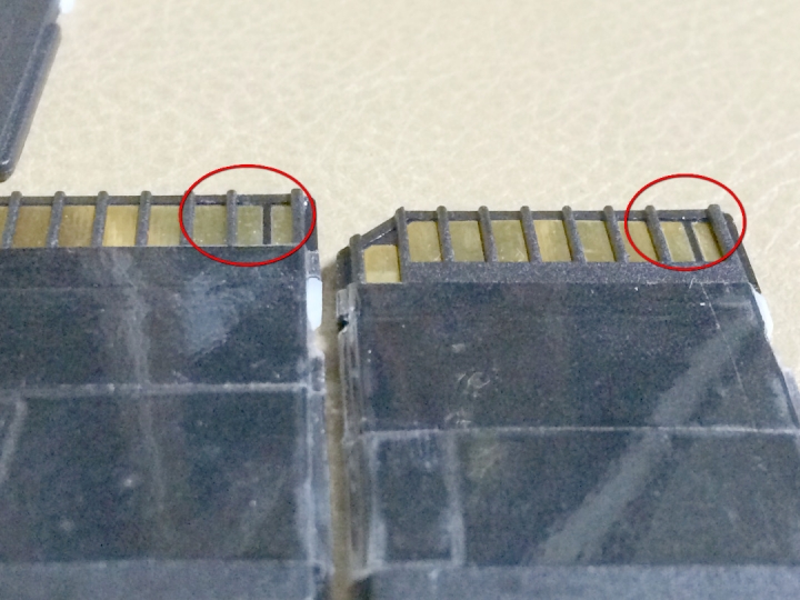 組裝品質非常不良的 "MCK microSD 轉 WiFi SD 轉接卡"