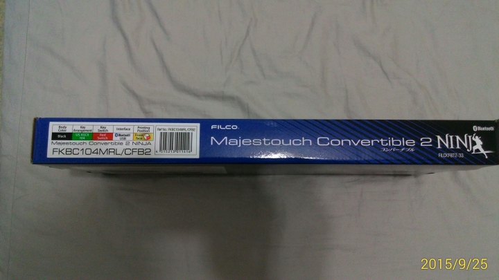 [不專業開箱]filco majestouch convertible 2 ninja 藍芽無線紅軸機械鍵盤