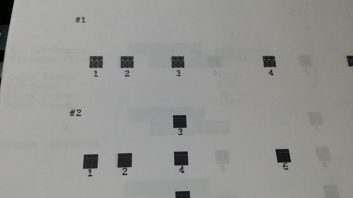 求救! epson L350 原廠連續供墨 固定隔3行就模糊1行