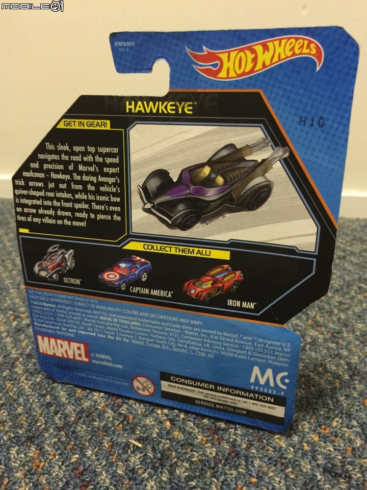 Hot Wheels 1/64 Marvel Collection
