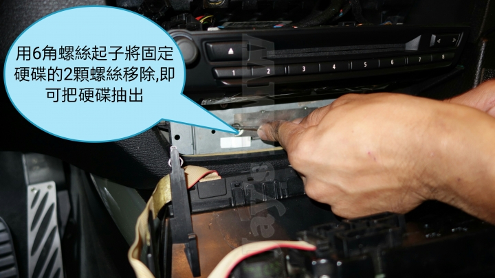 BMW X5 (E70) IDRIVE CIC主機硬碟更換SSD(固態硬碟)
