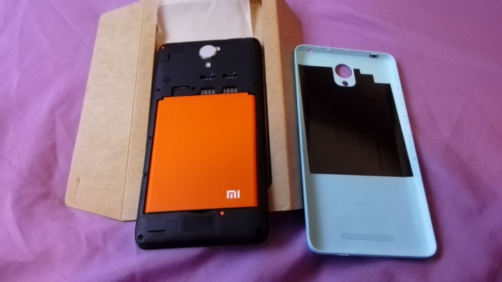 遲來的紅米note2藍色簡單開箱