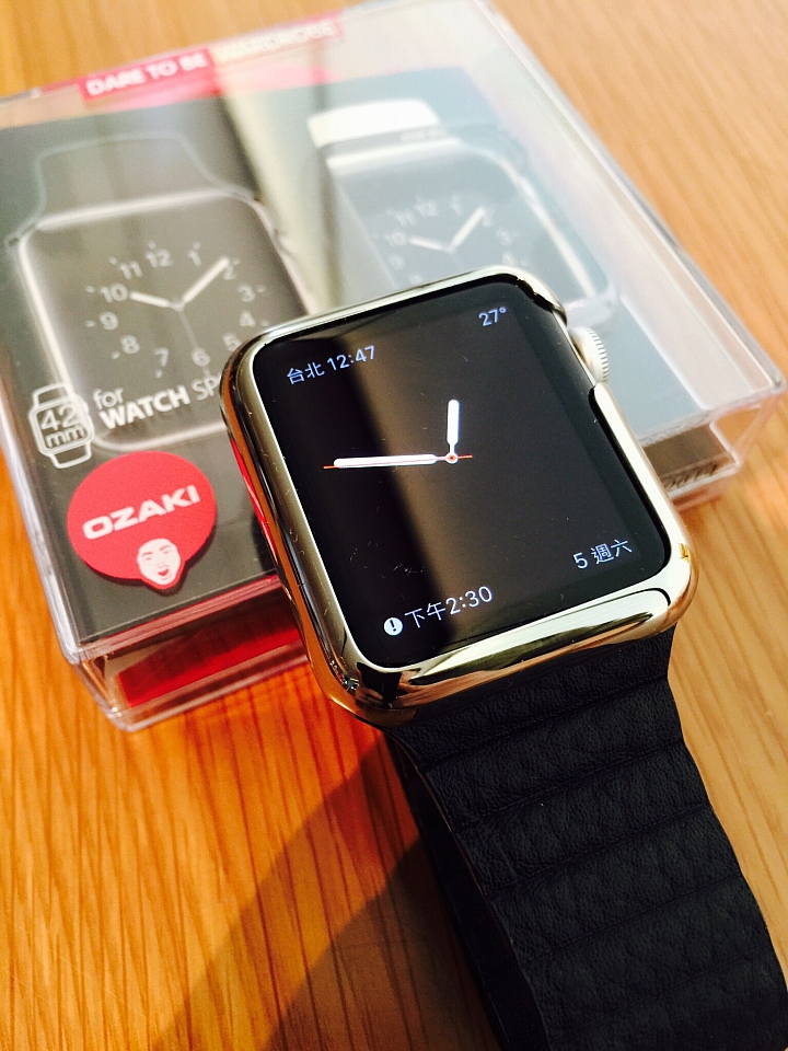 ［機場簡易開箱］Apple watch  OZAKI保護殼