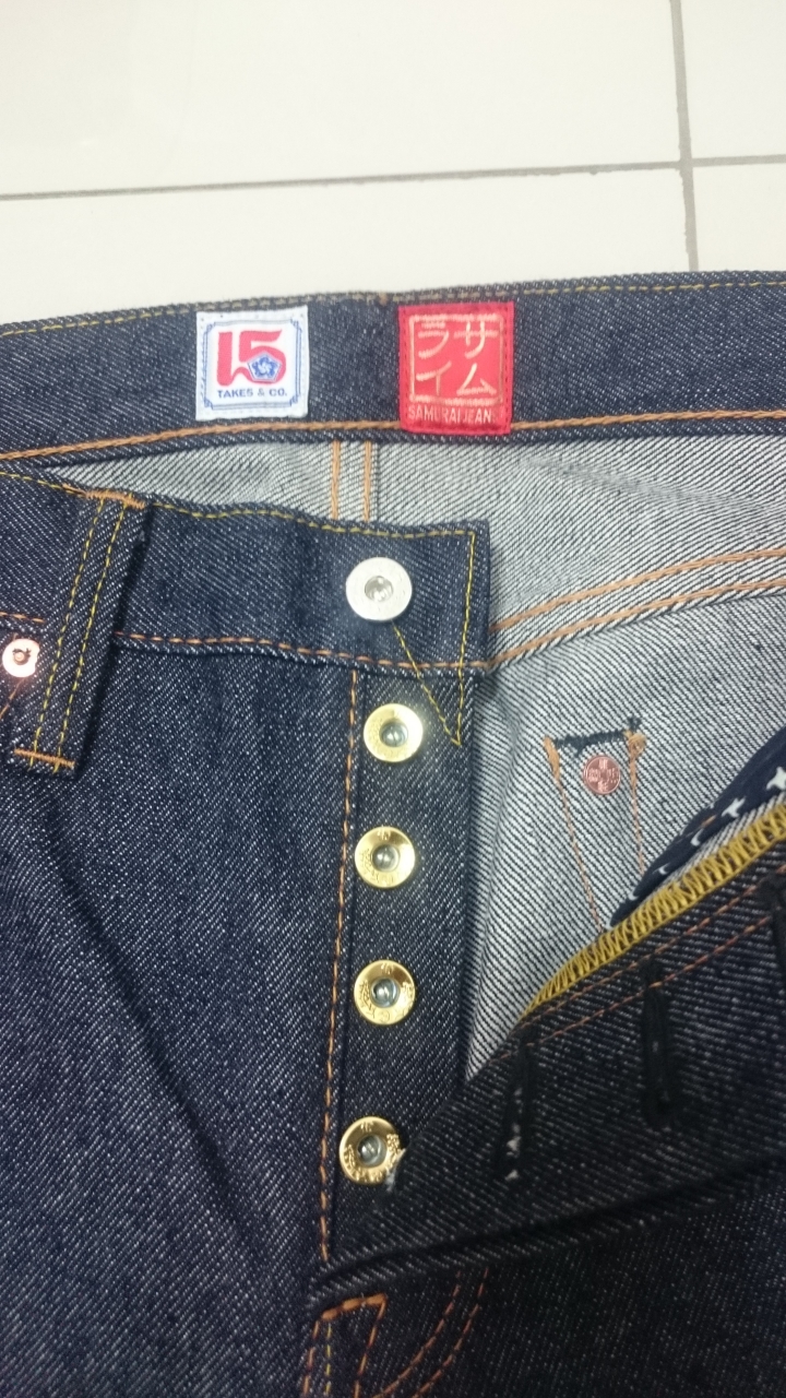 (開箱) SAMURAI JEANS & TAKE5 15週年 聯名褲