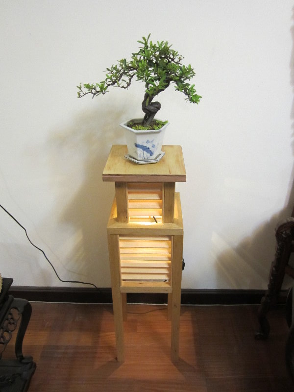 第一個手工作品 玄關飾物架