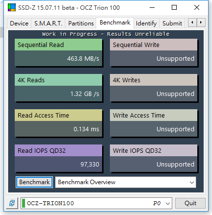 [測試] OCZ Trion 100 240GB 固態硬碟 Windows 10效能測試