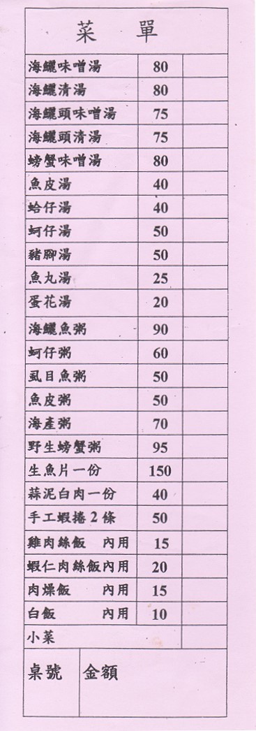 [台南][安平區] 阿美深海鮮魚湯、螃蟹湯、蝦捲