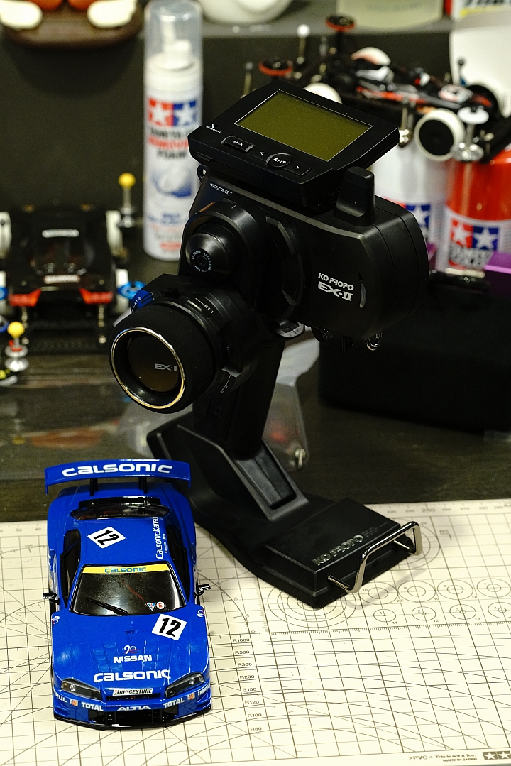 [開箱] 迷你遙控車之迷你...可不迷你.... Kyosho Mini-Z MR-03VE PRO + KO PROPO EX-II + CALSONIC SKYLINE