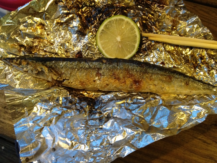 食戟之靈-雜燴風秋刀魚炊飯