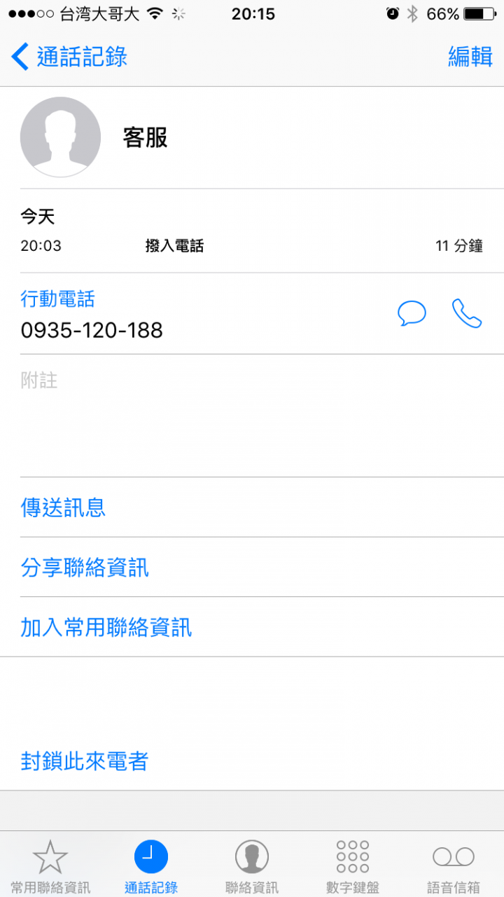 台灣大哥大「簡訊續約」的專人回覆已經通知囉！！