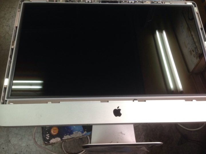 Apple A1311 21" 27" I-MAC 不開機、不過電，顯示故障維修記錄..