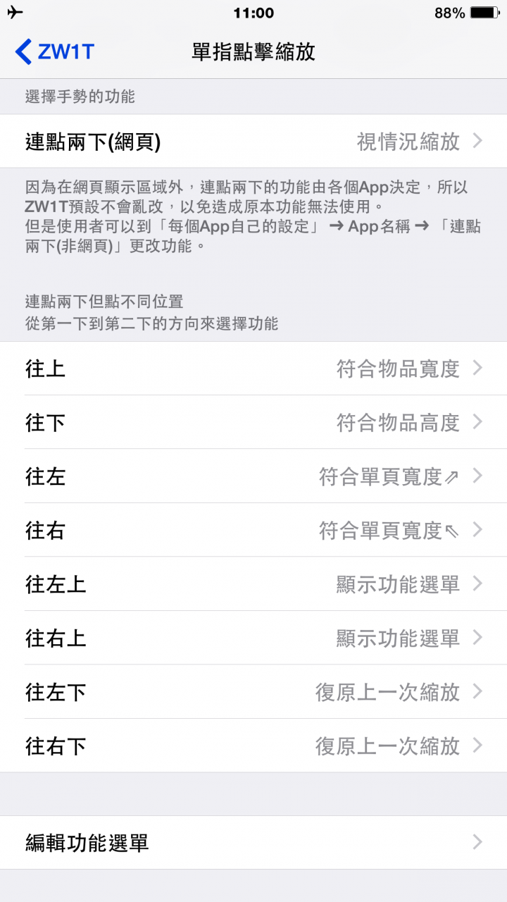 ZW1T單指縮放介紹和討論