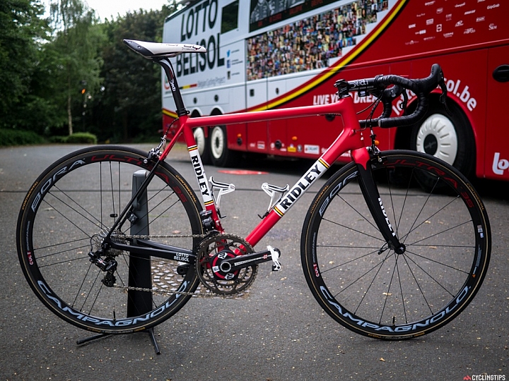 國慶完工之組車分享 Ridley Helium SL  Lotto Belisol TEAM 紅色躍馬