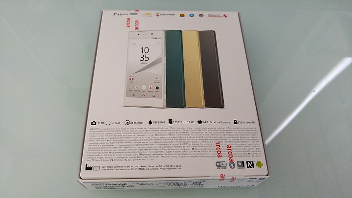SONY Xperia Z5 （霜凍白）開箱～～～