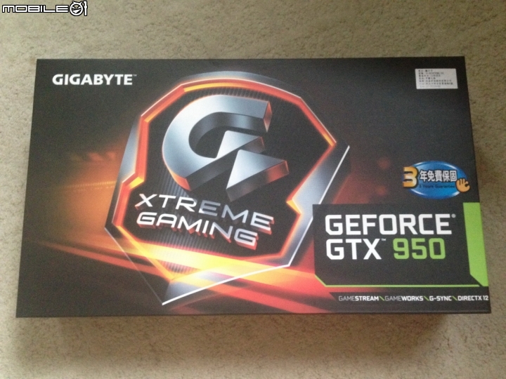 用新技術的神卡傲遊戰艦世界吧 技嘉GTX950 Xtreme