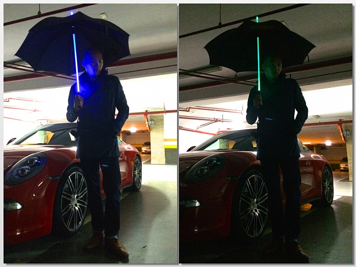 [開箱] Star Wars Lightsaber Umbrella 星際大戰光劍雨傘