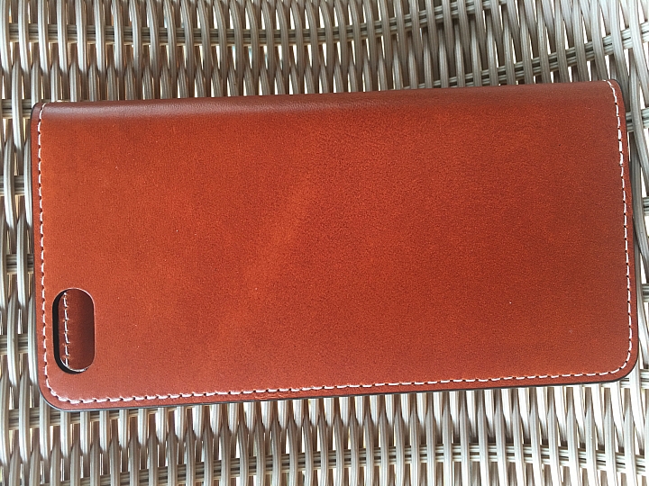 Wetherby Classic Basic iPhone 6+ 手工製作 真皮保護套 - 紅棕色 開箱