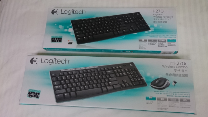 [分享]Logitech K270 和 MK270r 簡單比較