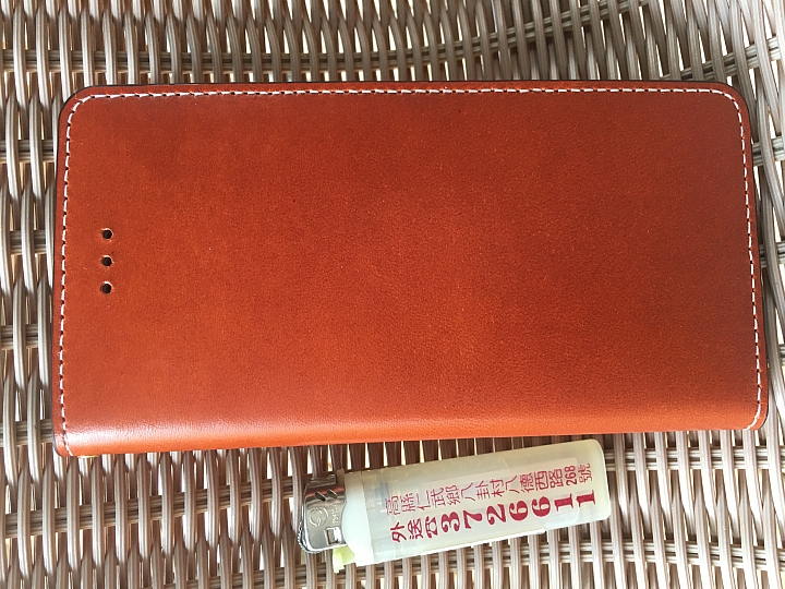Wetherby Classic Basic iPhone 6+ 手工製作 真皮保護套 - 紅棕色 開箱